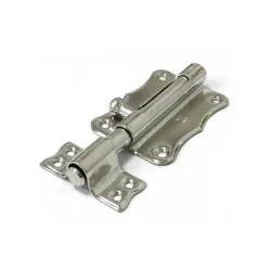 Zasuwka stalowa 85mm nikolowana mod. 384 EAN