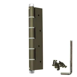 Zawias do drzwi sprężynowy 180x80mm aluminium brązowy mod. 3034
