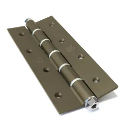 Zawias do drzwi sprężynowy 180x80mm aluminium brązowy mod. 3034
