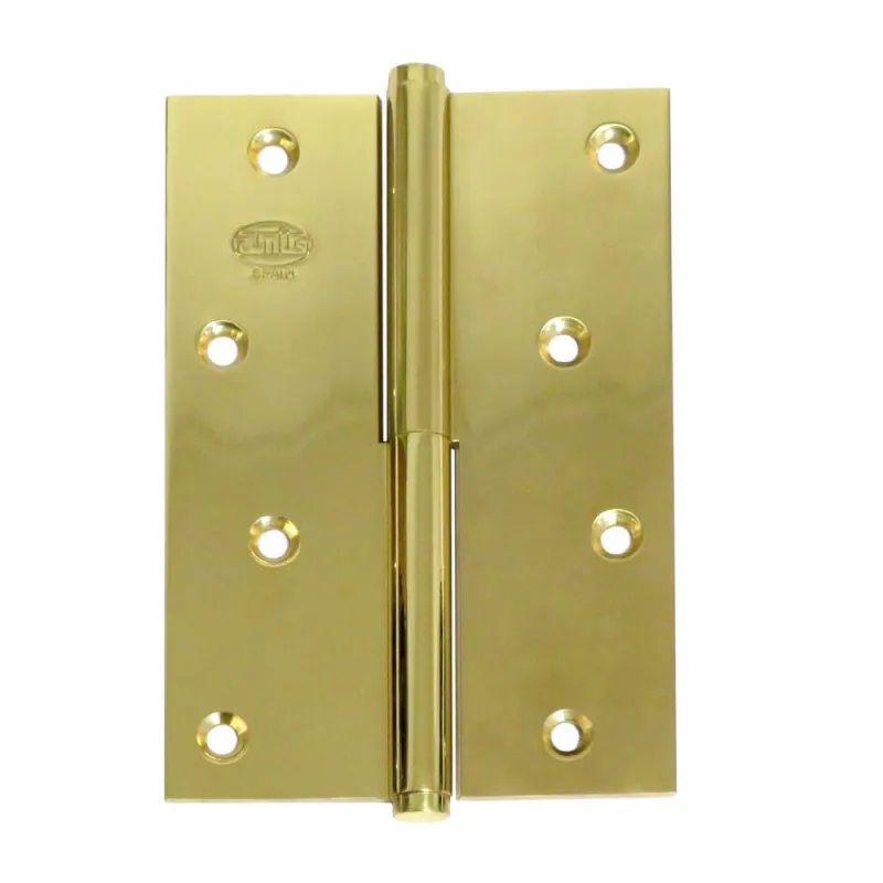 Zawias do drzwi 100x70mm mosiądz lakierowany rozłączny PRAWY (pl) mod.1107