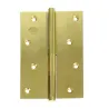 Zawias do drzwi 100x70mm mosiądz lakierowany rozłączny PRAWY (pl) mod.1107