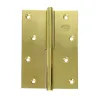 Zawias do drzwi 120x80mm mosiądz lakierowany LEWY (pl) rozłączny mod.1107