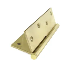 Zawias do drzwi 120x80mm mosiądz lakierowany LEWY (pl) rozłączny mod.1107