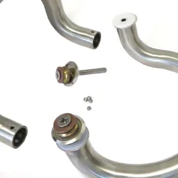 Pochwyt dwustronny odgięty 30x200mm INOX mod. 21