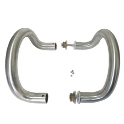 Pochwyt dwustronny odgięty 30x200mm INOX mod. 21