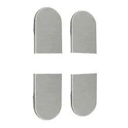 Osłonki zawiasu ECLIPSE 3.2 aluminiowe nikiel satyna