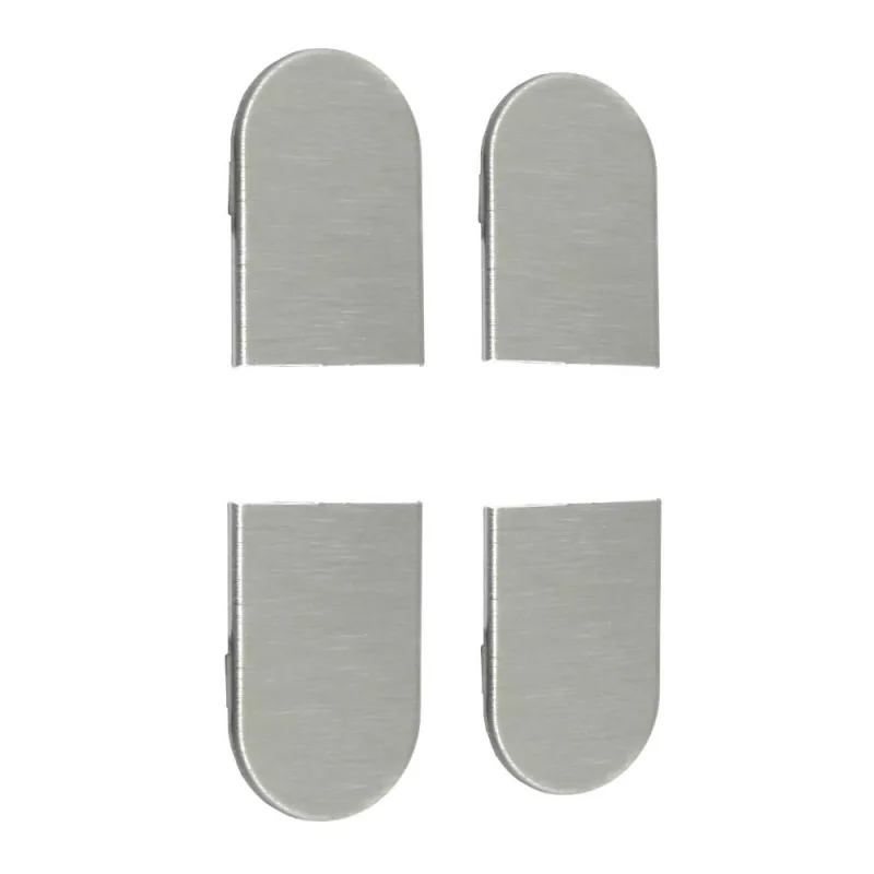 Osłonki zawiasu ECLIPSE 3.2 aluminiowe nikiel satyna