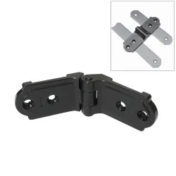 Zawias do okiennic 60-60 V do łączników pionowych i narożników czarny AGB