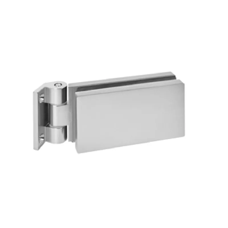 Zawias do szkła 8-12mm 150 stopni stal anodowany srebrny mod. Vitra