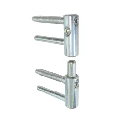 Zawias wkręcany 16x82mm z regulacją cynkowany LF