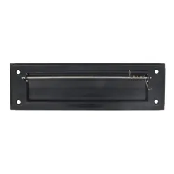 Wrzutnia na listy 254x78mm czarna mod. 1 DIS