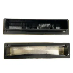 Wrzutnia na listy złota dwustronna ze szczotką mod. TN8200