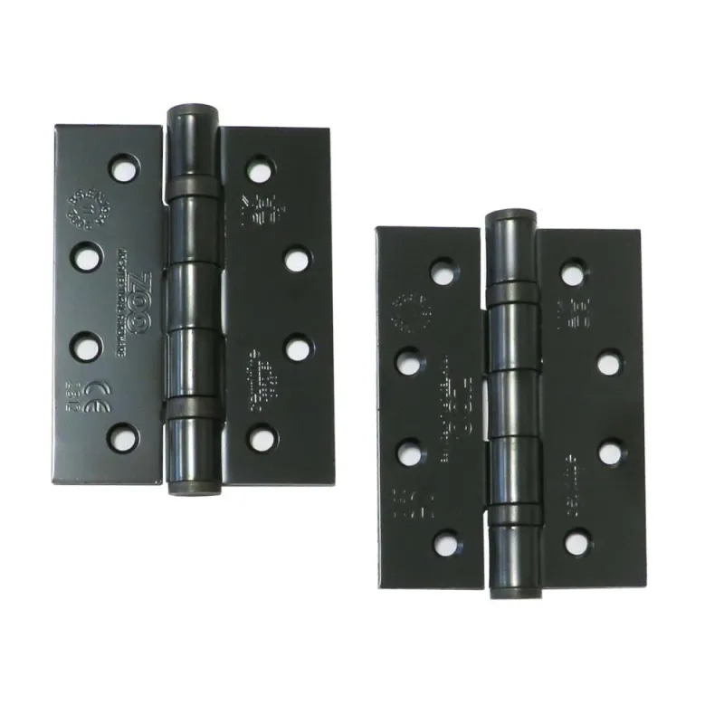 Zawias stalowy 102x76mm czarny 2szt. łożyskowany mod. ZHS43