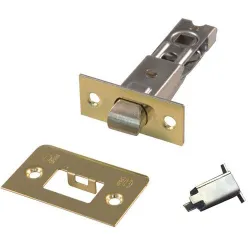 Zamek oszczędnościowy 60mm mosiądzowany mod.7 czoło 25x57mm