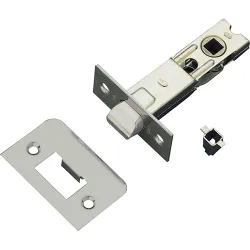 Zamek oszczędnościowy 60mm niklowany mod.7 czoło 25x57mm