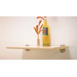 Podpórka półki szklanej 20mm nikiel satyna mod.51