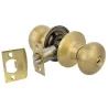 Gałka z zamkiem łazienkowa mosiądz satyna mod. 622