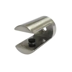 Podpórka półki szklanej 10mm nikiel satyna mod. 35