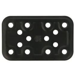 Łącznik płaski 80x50mm czarny mod.500 do konstrukcji drewnianych