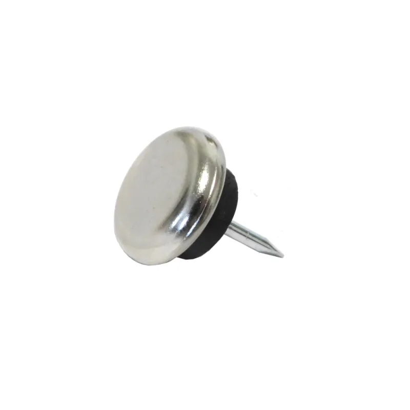 Podkładka meblowa wbijana okrągła 22mm niklowana mod. 60