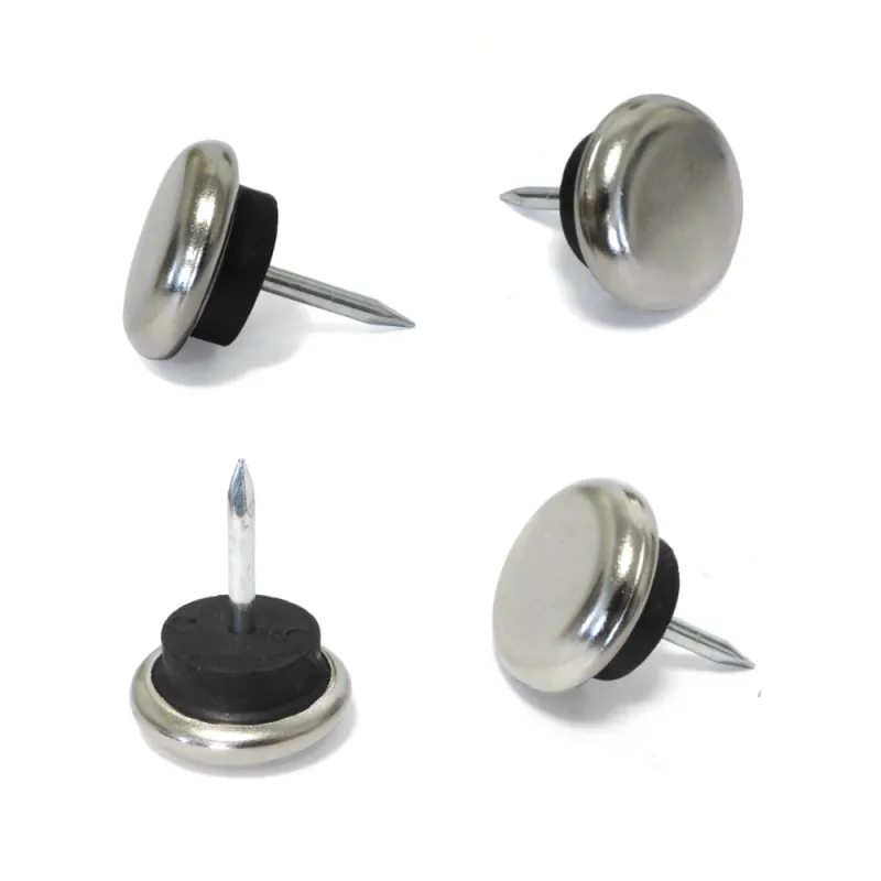 Podkładki meblowe wbijane 22mm niklowane 4szt DIS mod.60