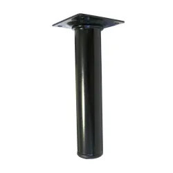 Noga 4-30x150 okrągła czarna