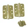Zawias drzwiowy 102x76x3mm złoty electro brass prawy 2szt.