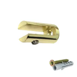 Podpórka półki szklanej 6mm złoty połysk mod. 36