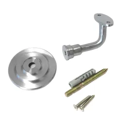 Wspornik poręczy mosiądz chrom mat mod. 23