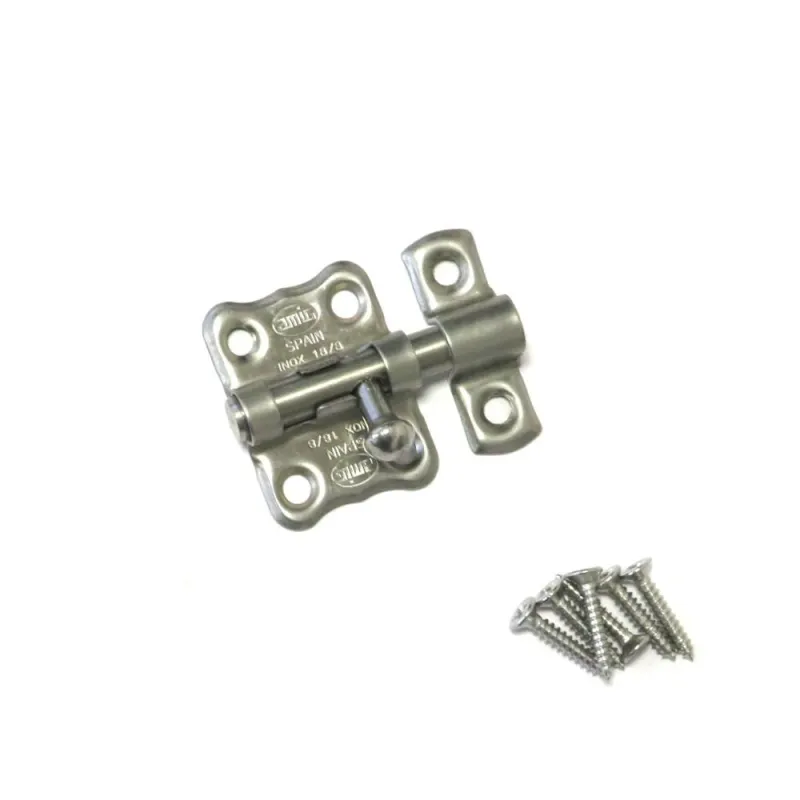 Zasuwka ze stali nierdzewnej INOX 25x33mm mod. 384