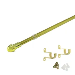 Zazdrostka rozsuwana karnisz 75-135cm złota mod.4