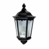 Lampa ogrodowa ścienna czarna kinkiet 440x250x120mm mod.5