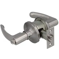 Klamka z zamkiem klucz + pokrętło chrom mat mod. 730 wejściowa