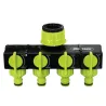 Rozdzielacz do kranu czwórnik, złącze z 4 zaworami mod. R06 ABS