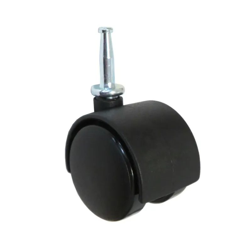 Kółko nylonowe 40mm z bolcem 6x24mm czarne mod. 1503