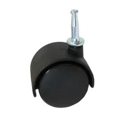 Kółko nylonowe 40mm z bolcem 6x24mm czarne mod. 1503