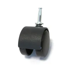 Kółko nylonowe 40mm z bolcem 6x24mm czarne mod. 1503