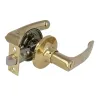 Klamka z zamkiem i pokrętłem mosiądzowana mod. 732 łazienkowa
