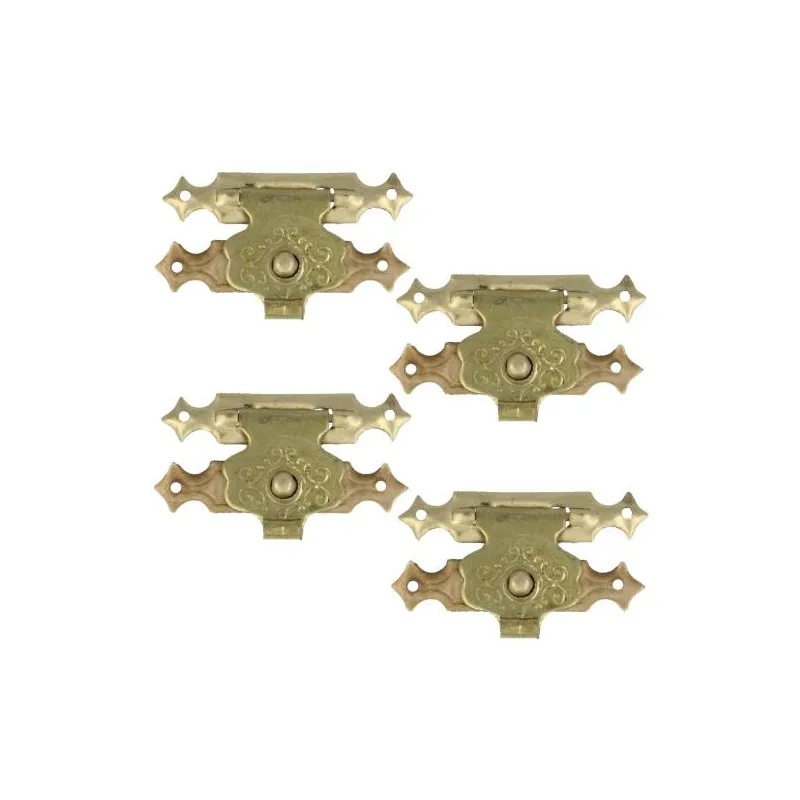 Zamknięcie do szkatułki 20mm mosiężne 4szt. mod.14