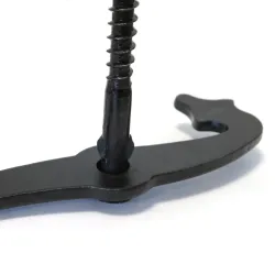 Zamknięcie blokada okiennicy czarne "S" mod.1 DIS