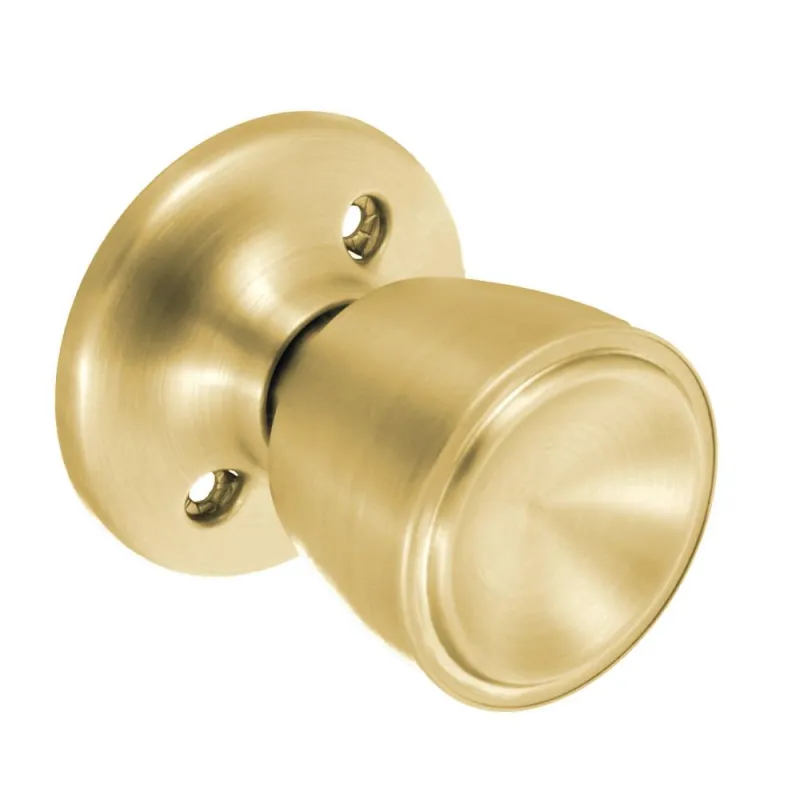 Gałka drzwiowa stała mod. 605 mosiądz satyna