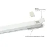 Nawiewnik aluminiowy 700mm biały 5000EA przykręcany mod.Trimvent SM