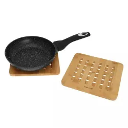 Podkładki bambusowe 20x20x1,2cm zestaw 2szt.