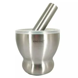 Moździerz stal nierdzewna 2  elementy