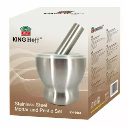 Moździerz stal nierdzewna 2  elementy