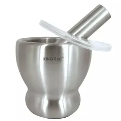 Moździerz stal nierdzewna 2  elementy