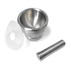 Moździerz stal nierdzewna 2  elementy