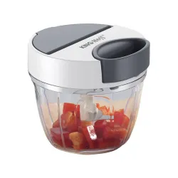 Rozdrabniacz kuchenny sznurkowy 12,5cm 900 ml biało szary