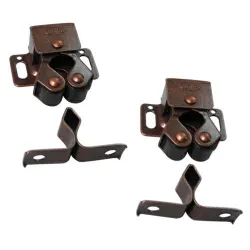 Zatrzask rolkowy brązowy nylonowe rolki mod.11 DIS 2szt.