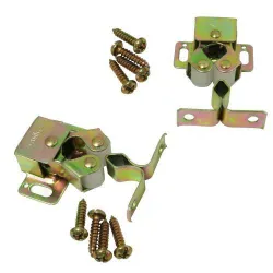 Zatrzask rolkowy żółty ocynk nylonowe rolki mod.11 DIS 2szt.